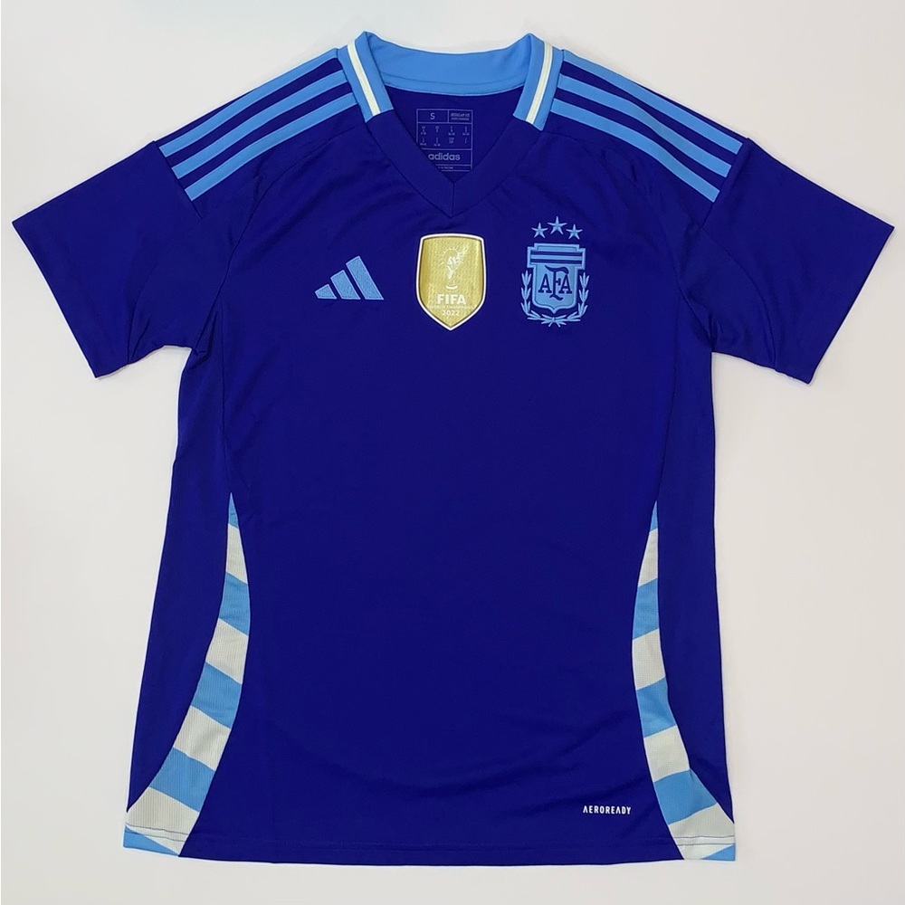 Adidas Women’s Argentina FIFA 2022 World Cup Away Soccer Jersey-Size S New